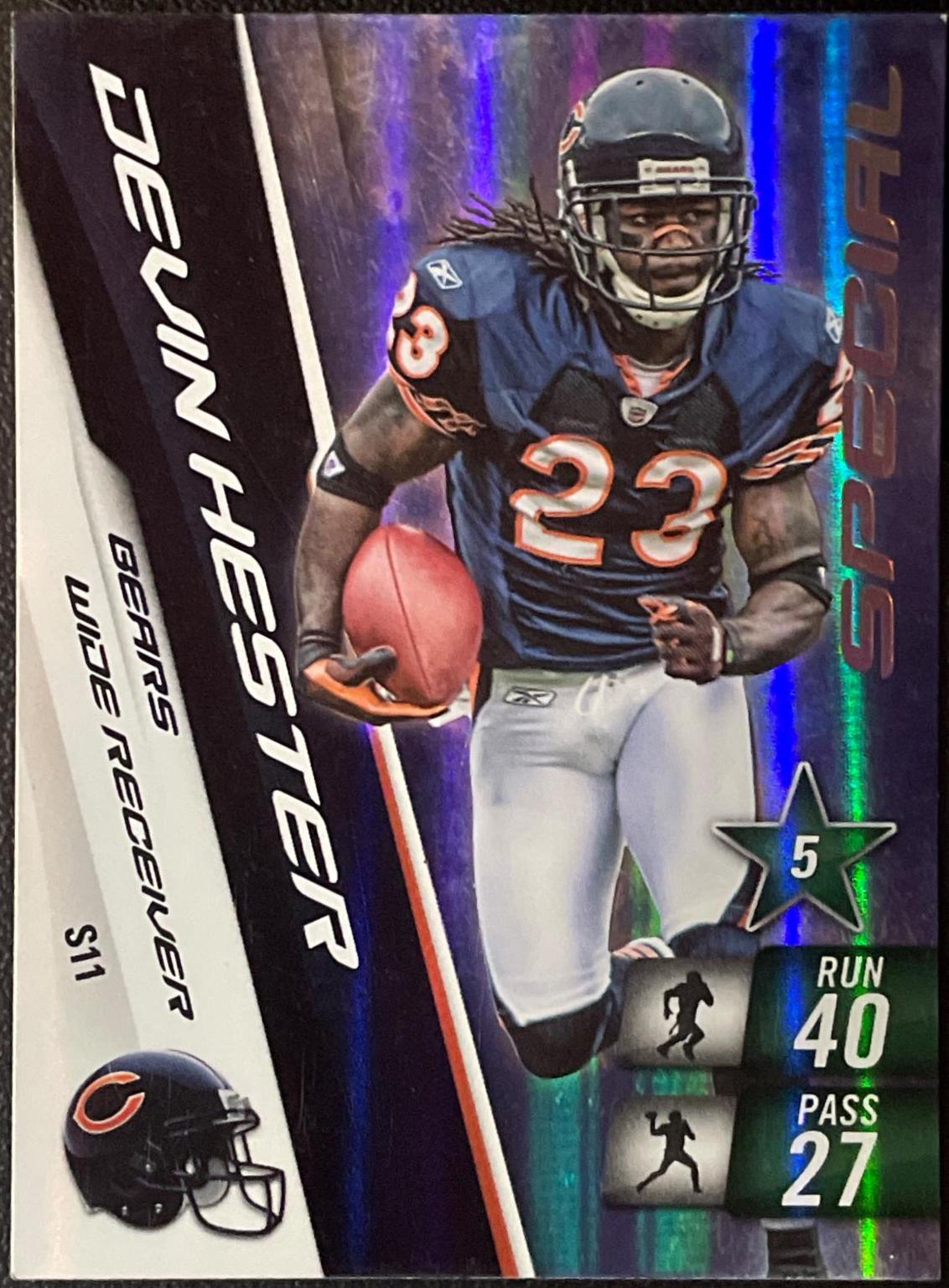 Devin Hester #S11 Football Cards 2010 Panini Adrenalyn XL Special