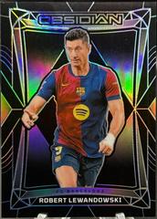 Robert Lewandowski #9 Soccer Cards 2024 Panini Obsidian Prices