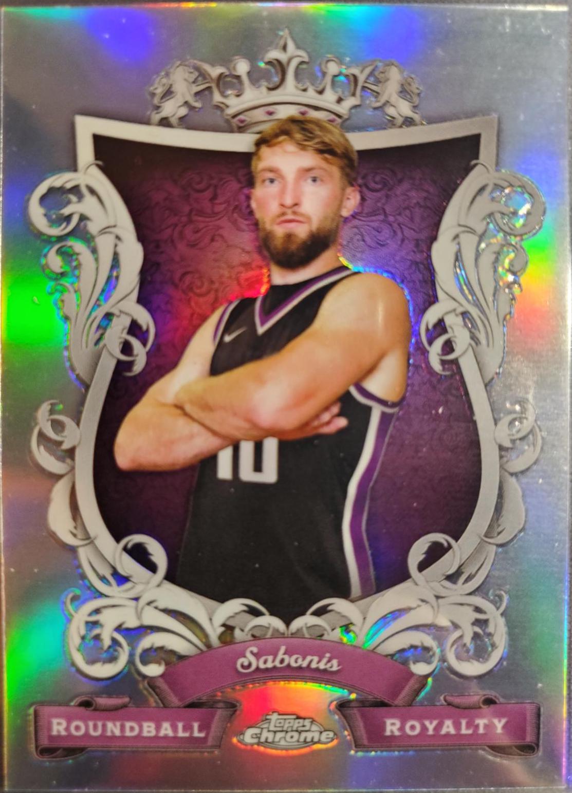 Domantas Sabonis #RR-13 Basketball Cards 2023 Topps Chrome Roundball Royalty