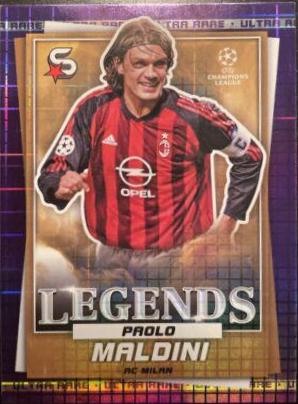 Paolo Maldini #197 2022 Topps UEFA Superstars
