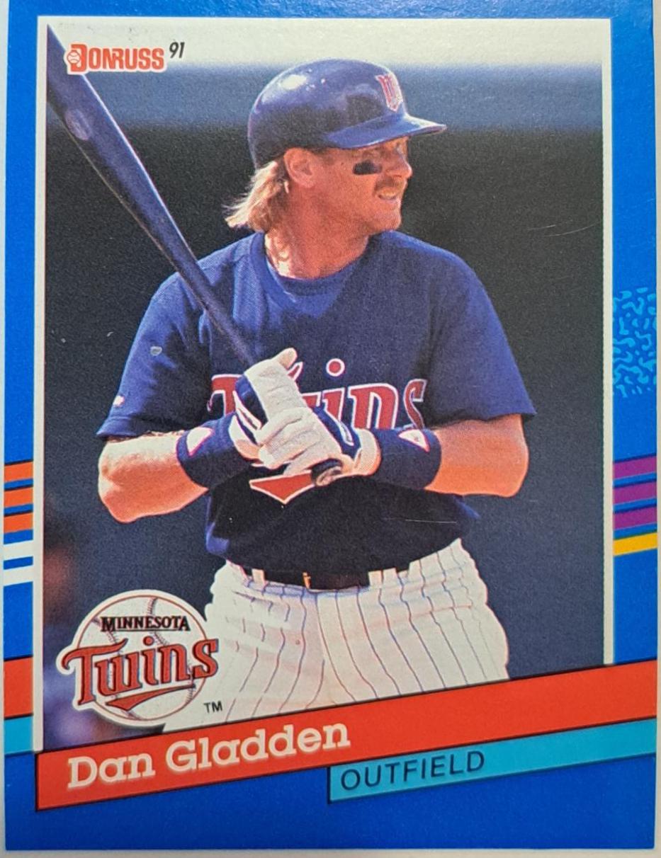 Clinton Gladden, III, #228 Baseball Cards 1991 Donruss