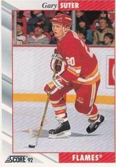 Gary Suter #17 Hockey Cards 1992 Score