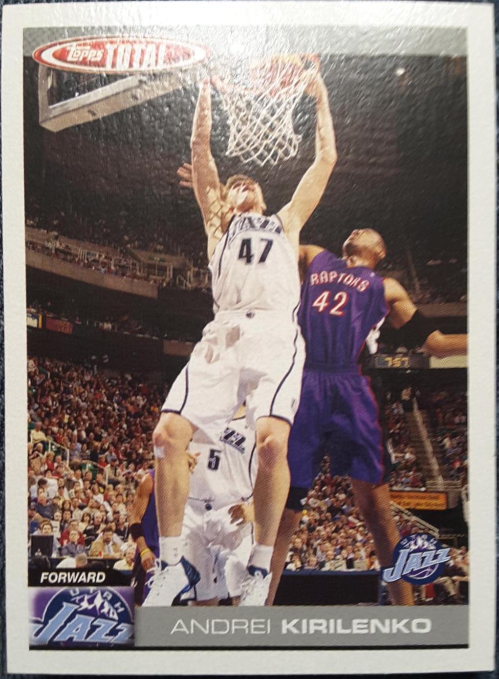 Andrei Kirilenko #307 Basketball Cards 2004 Topps Total