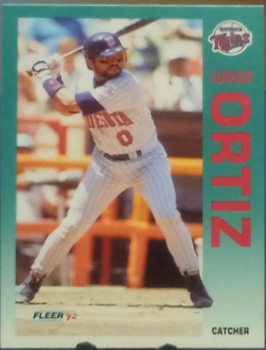 Junior Ortiz #215 Baseball Cards 1992 Fleer