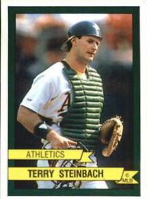 Terry Steinbach #419 1989 Panini Stickers Baseball