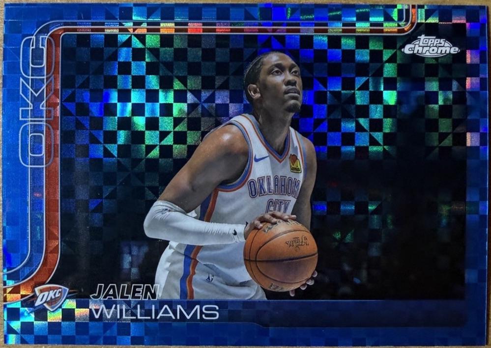 Jalen Williams [Blue X-Fractor] #187