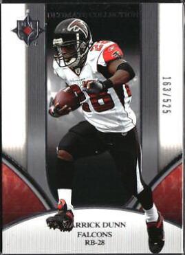 Warrick Dunn #8 Football Cards 2006 Upper Deck Ultimate Collection