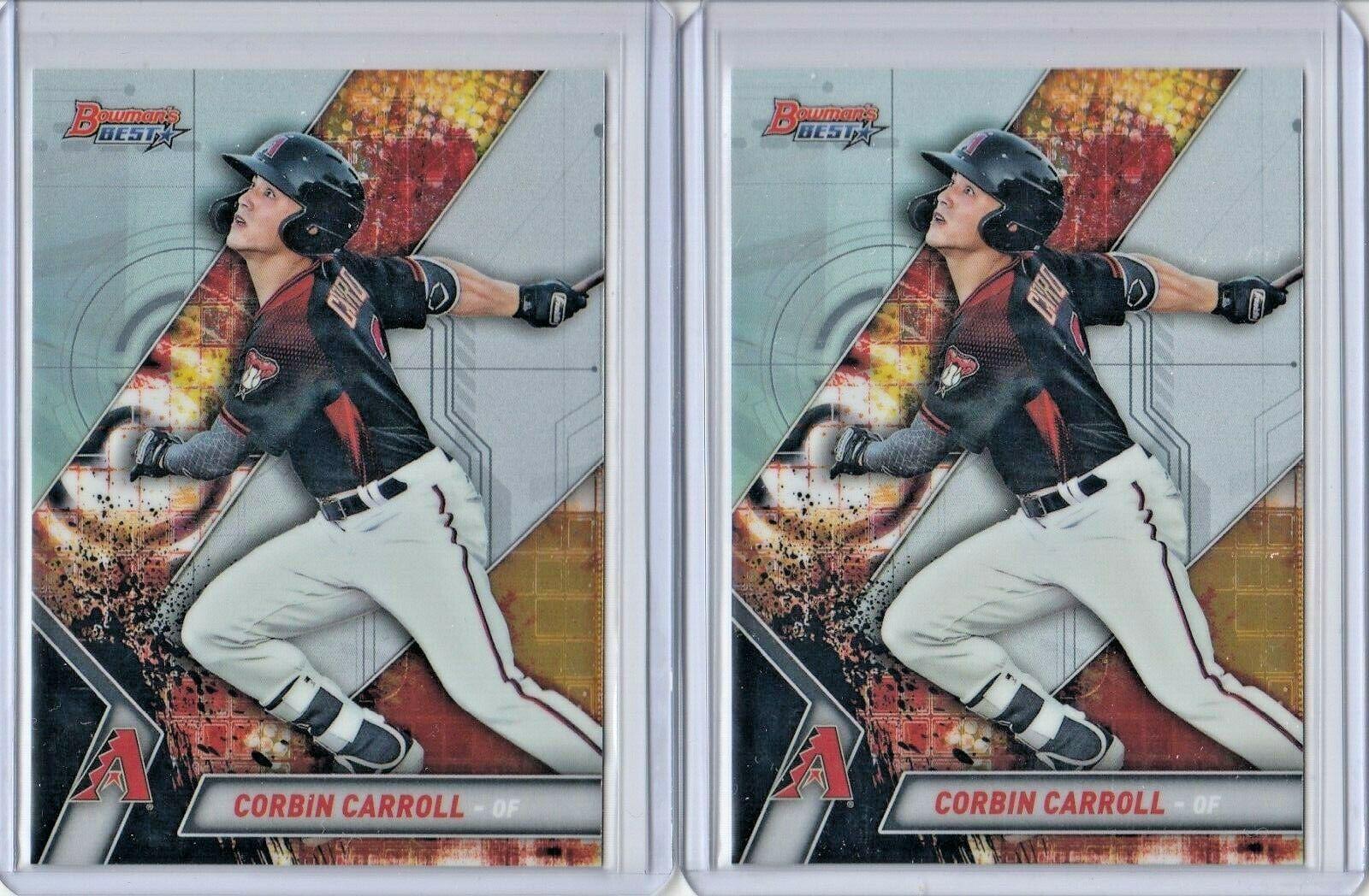 Corbin Carroll #TP-11 Baseball Cards 2019 Bowman's Best Top Prospects