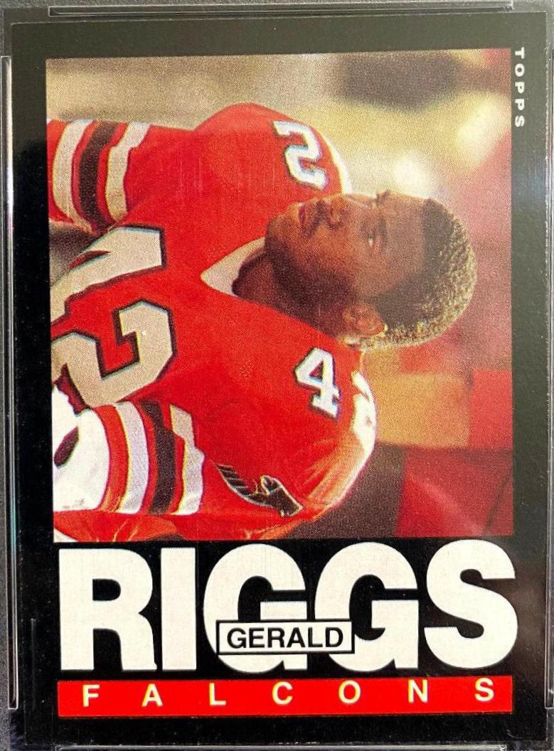 Gerald Riggs #19 Football Cards 1985 Topps