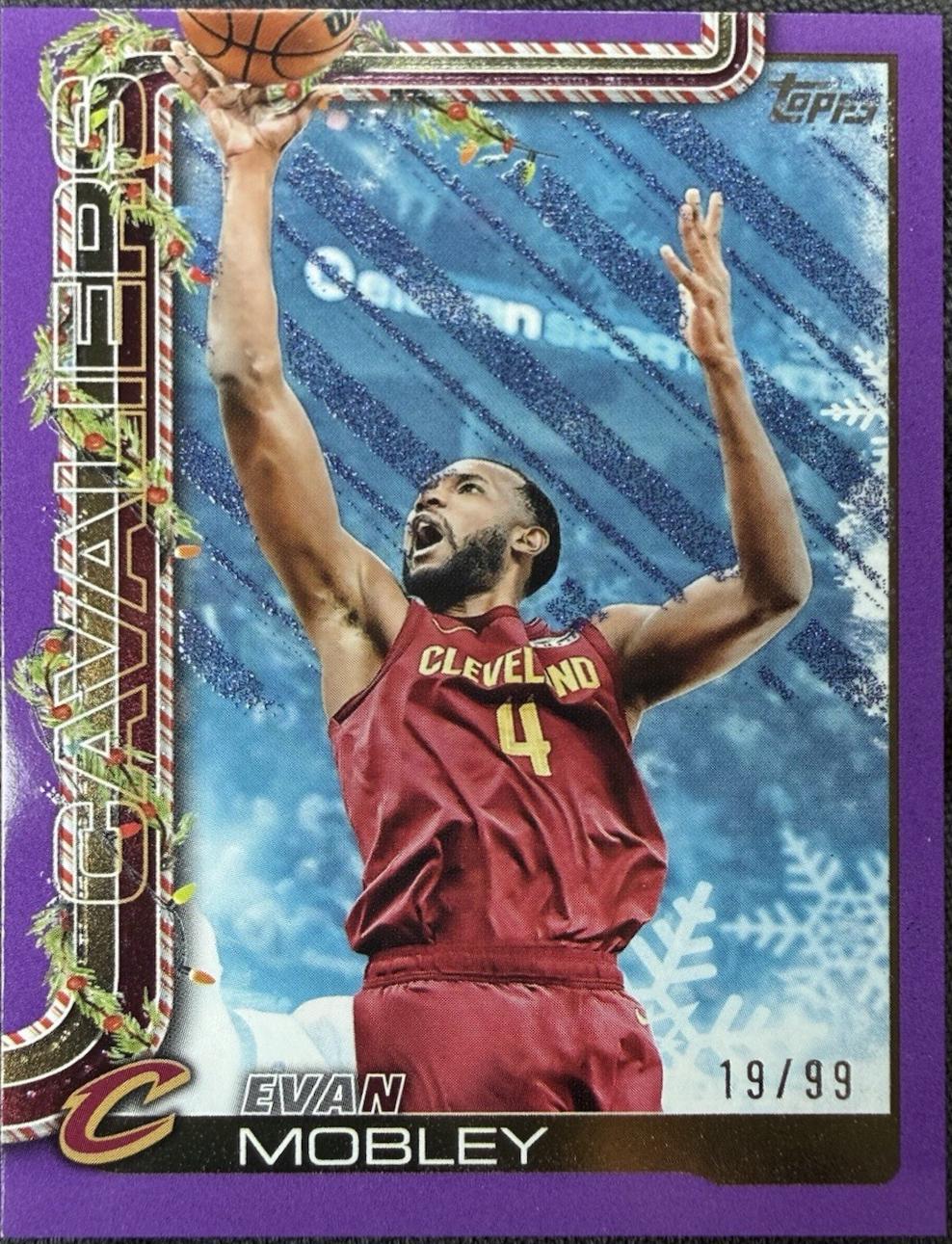 Evan Mobley [Purple Metallic Glitter] #H65