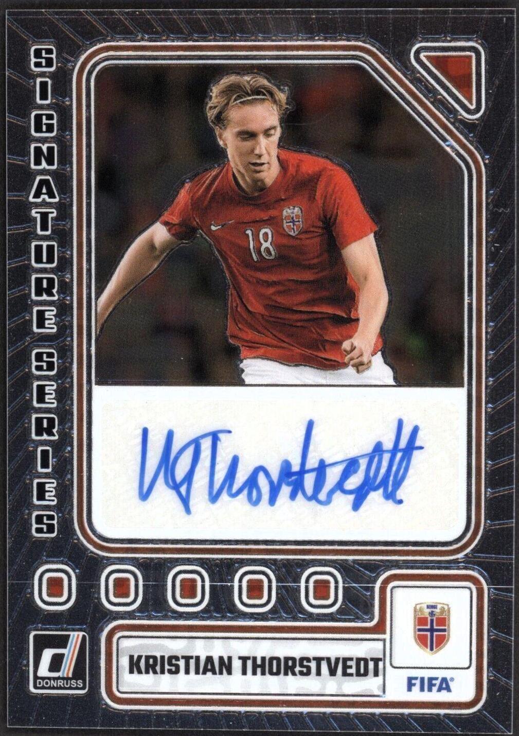 Kristian Thorstvedt #3 Soccer Cards 2023 Panini Donruss Signature Series