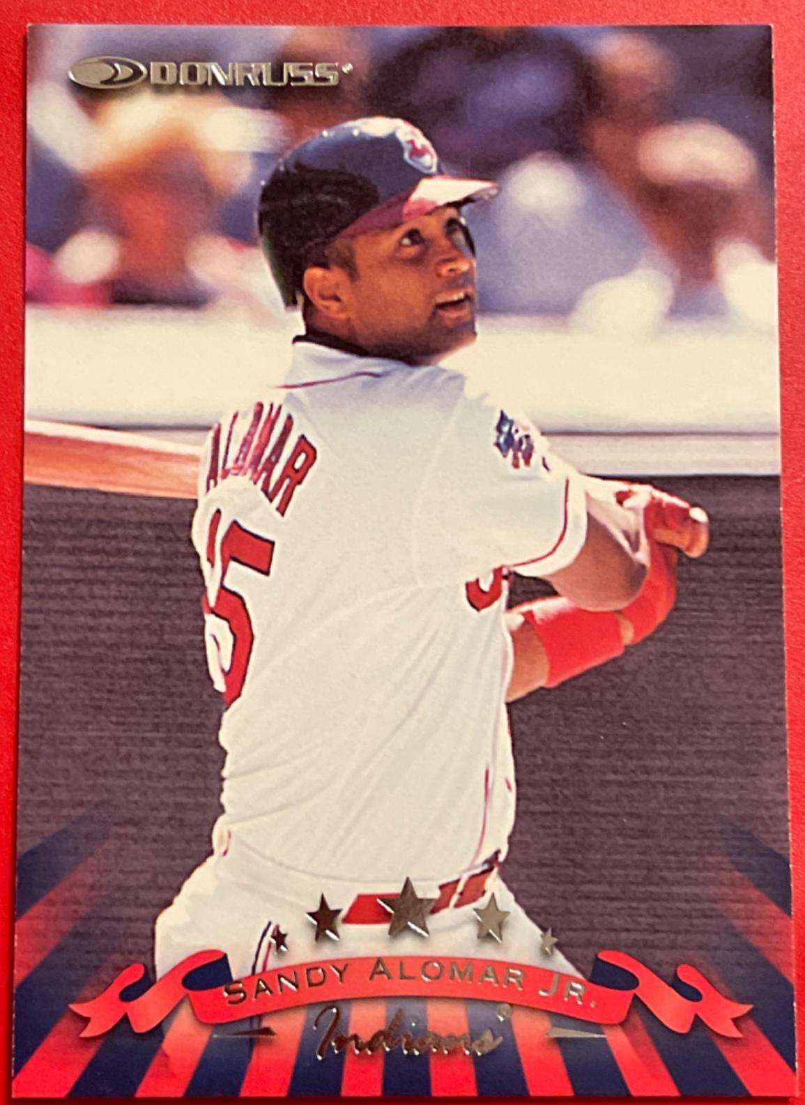 Sandy Alomar Jr #24 Baseball Cards 1998 Donruss