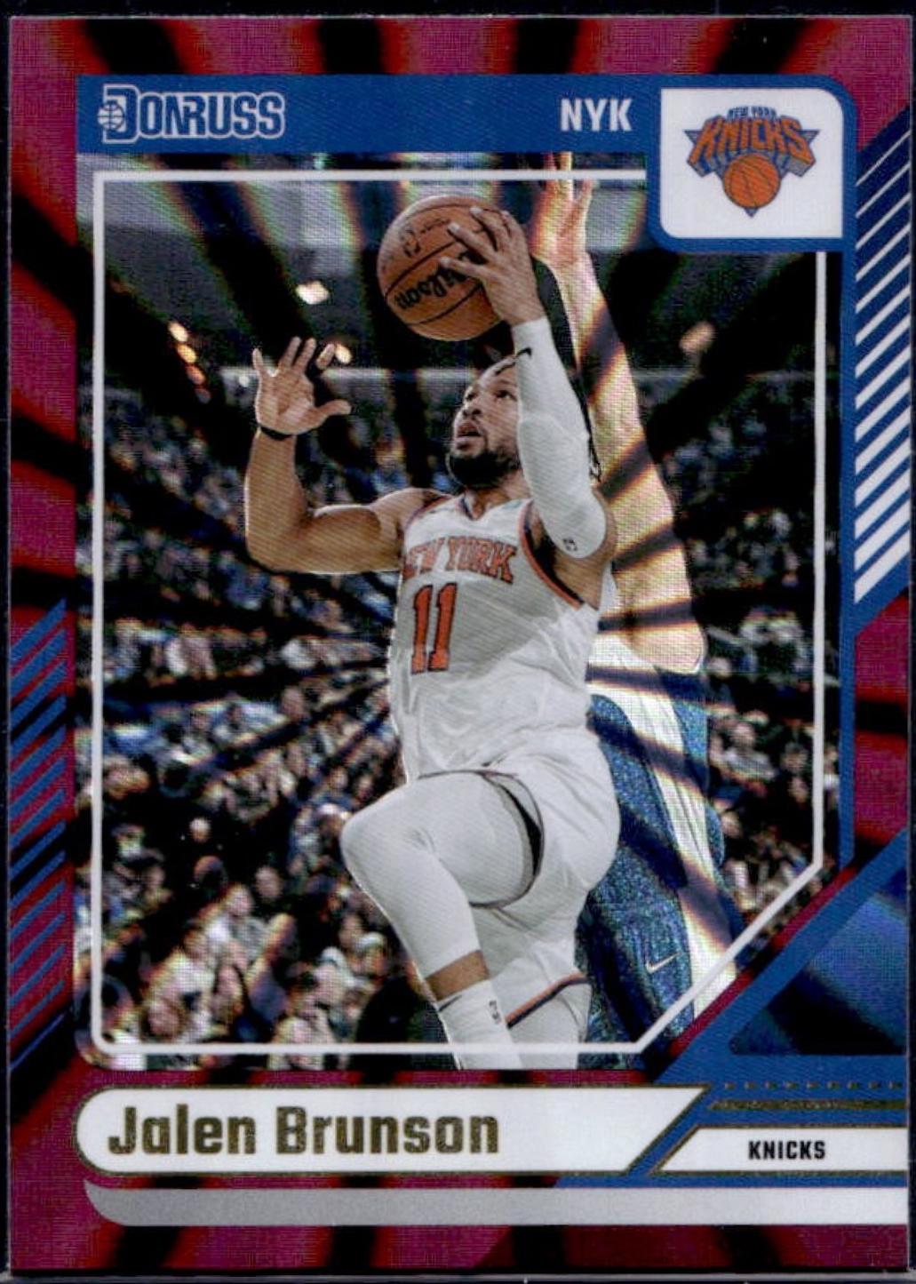 Jalen Brunson [International Maroon Laser] #128