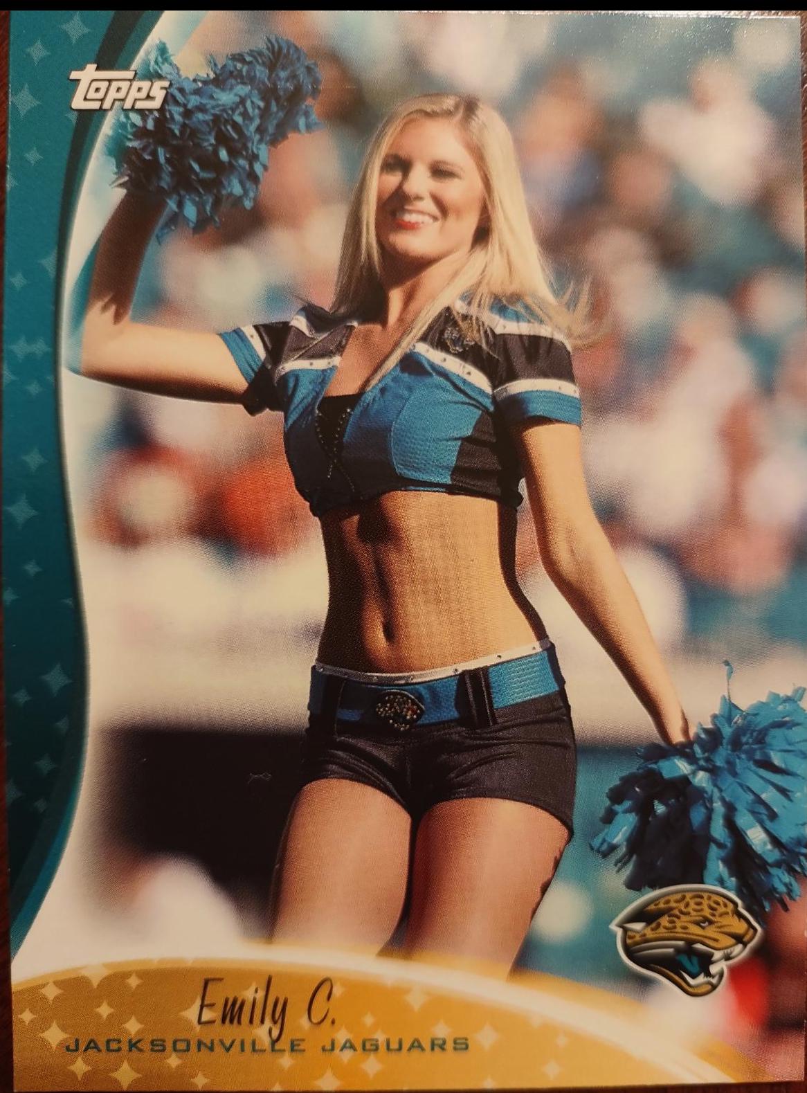 Emily C #C4 Football Cards 2009 Topps Cheerleaders