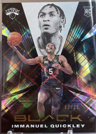 Immanuel Quickley #69 2020 Panini Black Basketball