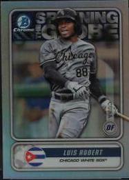 Luis Robert #STG-LR Baseball Cards 2020 Bowman Chrome Spanning the Globe