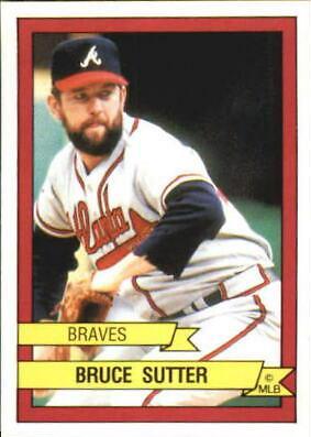 Bruce Sutter #39 Baseball Cards 1989 Panini Stickers