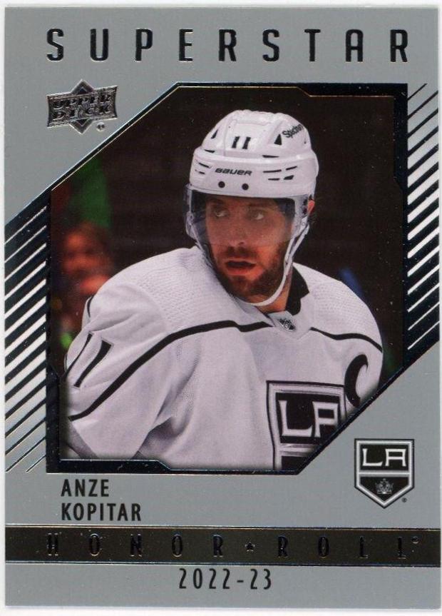 Anze Kopitar #HR-1 Hockey Cards 2022 Upper Deck Honor Roll