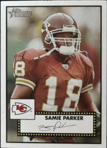 Samie Parker #8 Football Cards 2006 Topps Heritage