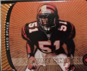 Takeo Spikes #11 Football Cards 1998 Upper Deck UD3