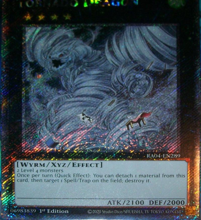 Tornado Dragon RA04-EN289 YuGiOh Quarter Century Stampede
