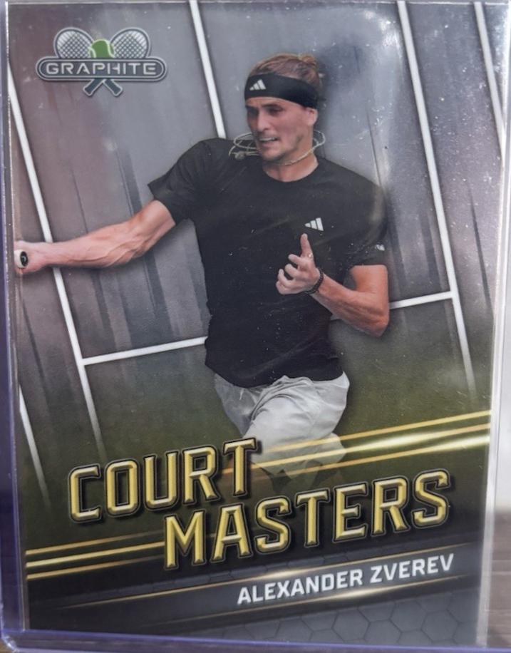 Alexander Zverev #CM-AZ Tennis Cards 2024 Topps Graphite Court Masters