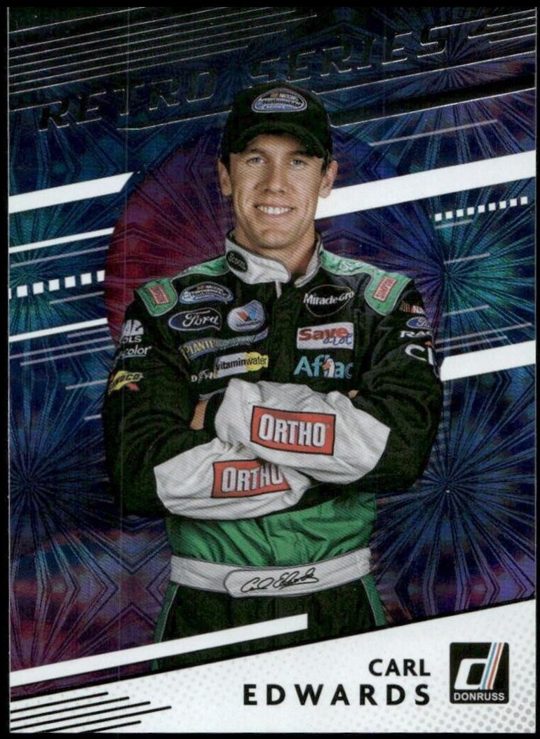 Carl Edwards #RS4 Racing Cards 2021 Panini Donruss Nascar Retro Series