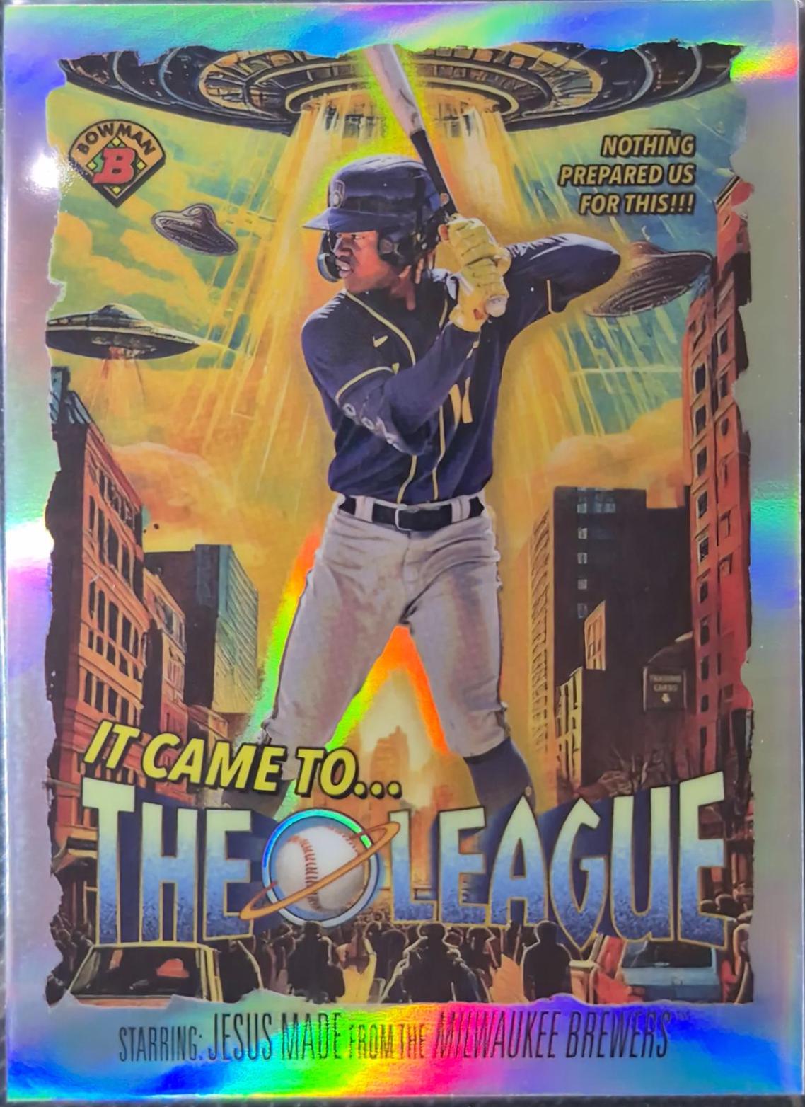 Jesus Made #IT-14 2025 Bowman Chrome Baseball It Came to the League