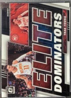 Trae Young #13 Basketball Cards 2019 Panini Donruss Optic Elite Dominators