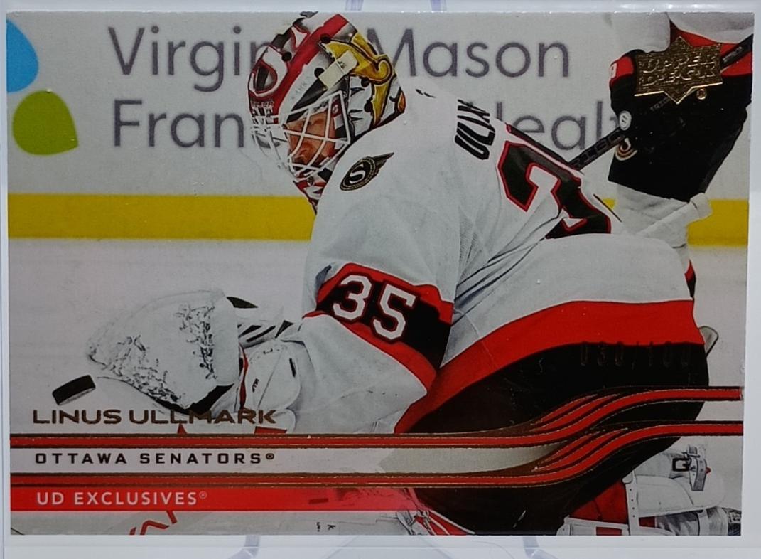 Linus Ullmark #118 2025-26 Upper Deck Hockey