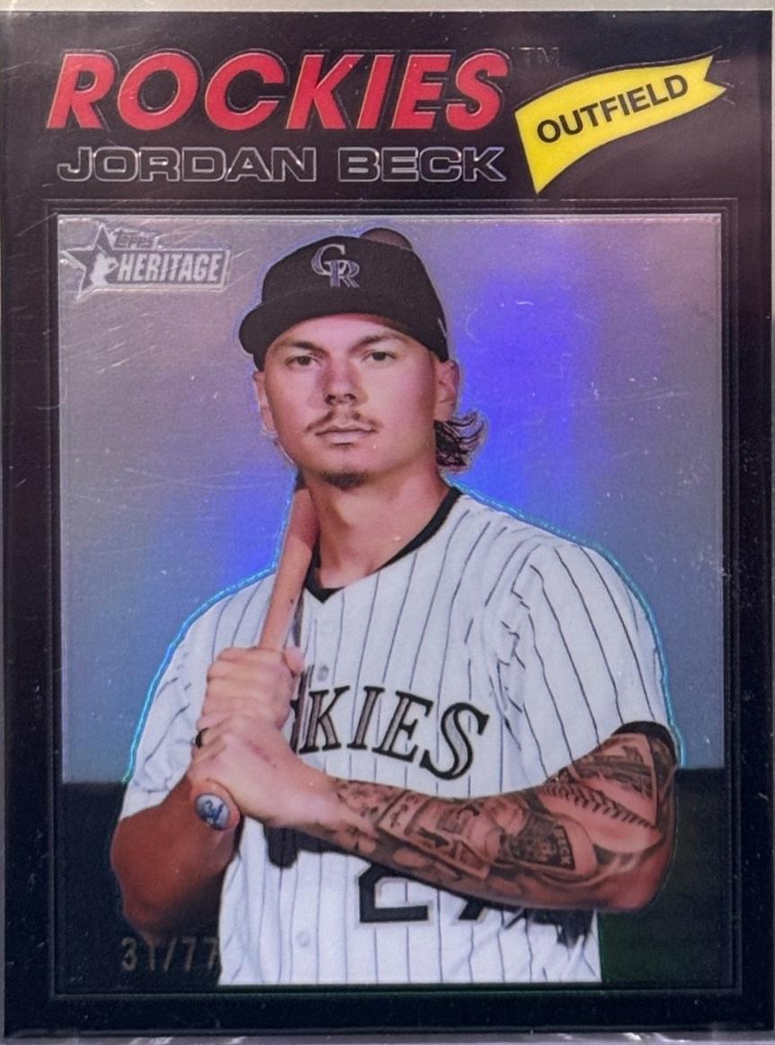 Jordan Beck [Black Bordered Chrome] #147