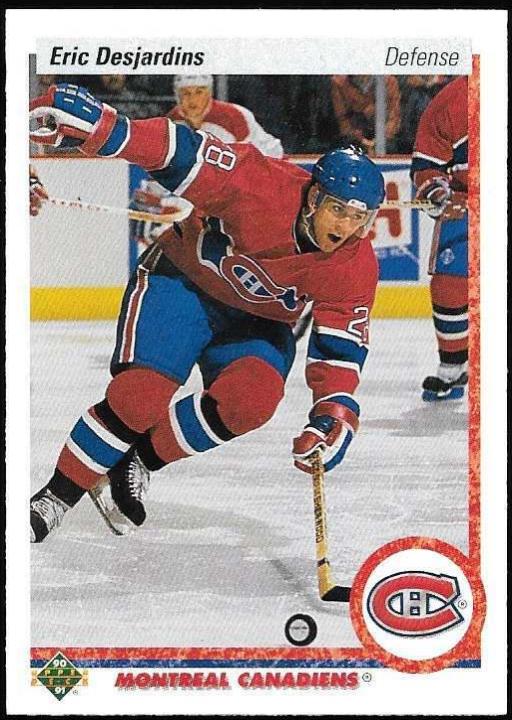 Eric Desjardins #428 Hockey Cards 1990 Upper Deck