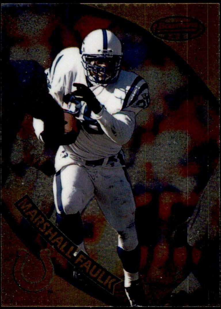 Marshall Faulk #14 Football Cards 1997 Bowman's Best