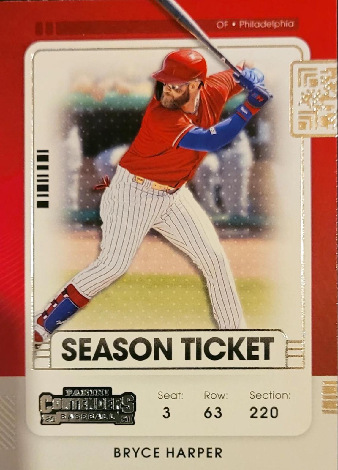 Bryce Harper Baseball Cards 2021 Panini Contenders