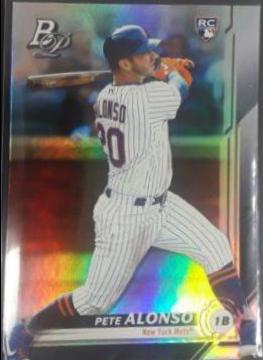 Pete Alonso #20 Baseball Cards 2019 Bowman Platinum