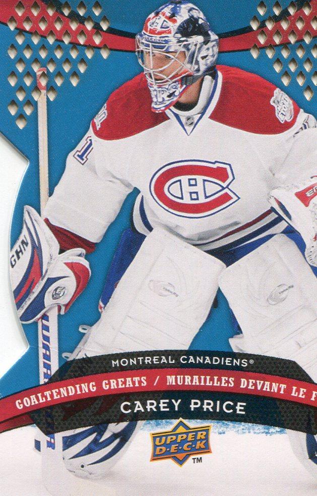 Carey Price #GG1 Hockey Cards 2009 Upper Deck McDonald's Goaltending Greats