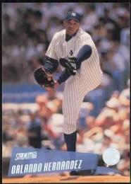 Orlando Hernandez #8 Baseball Cards 2000 Stadium Club