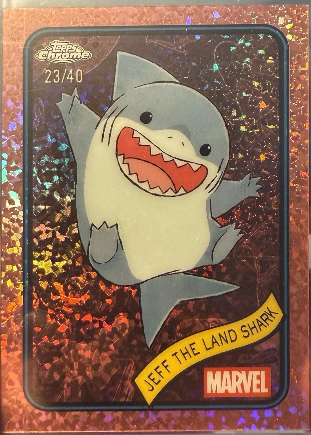 Jeff THE LAND Shark Rose Gold Mini Diamonds Refractor