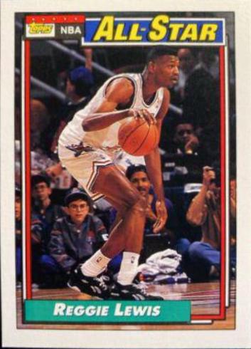 Reggie Lewis #104 Basketball Cards 1992 Topps