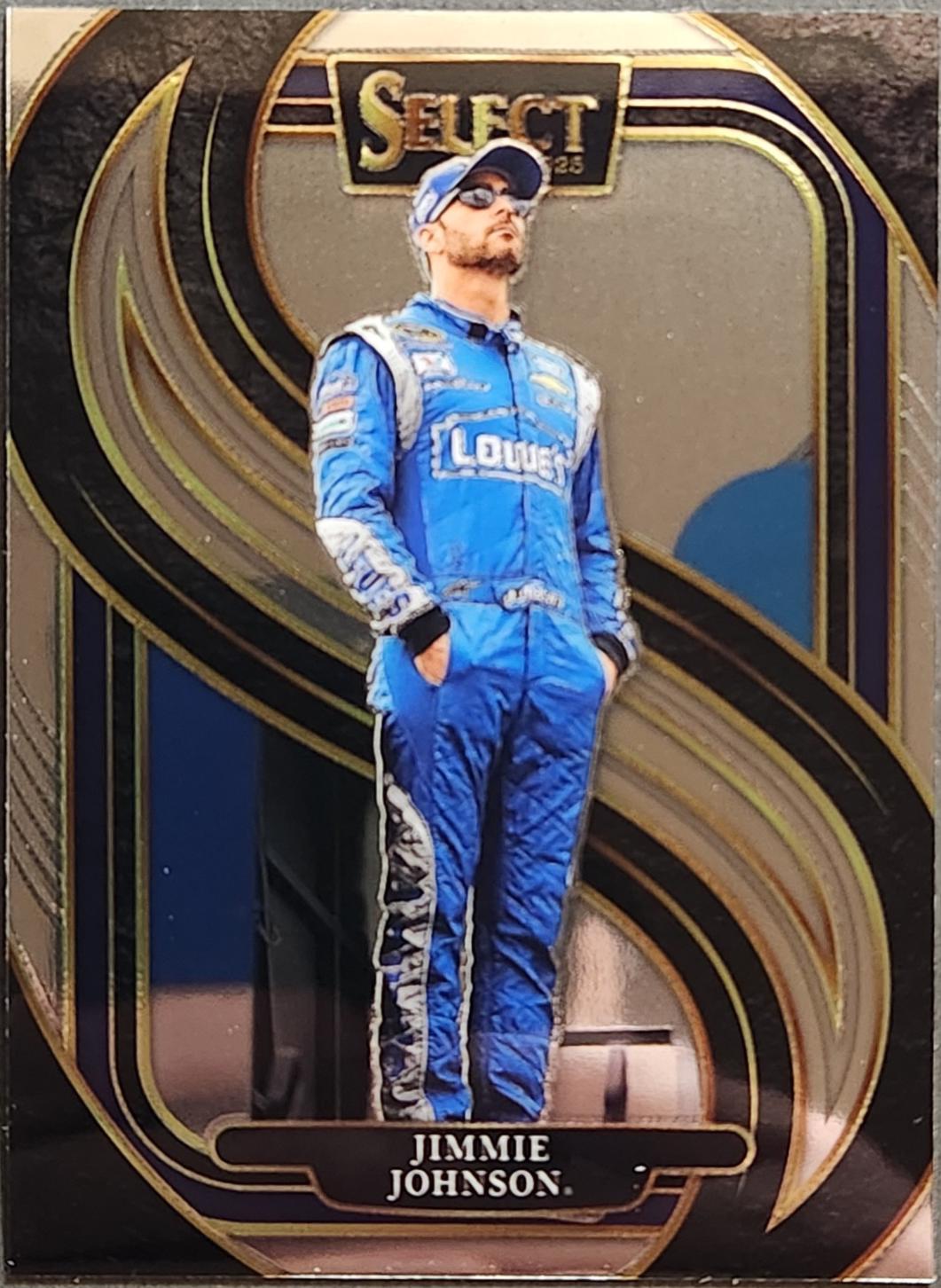 Jimmy Johnson Rookie Card Jimmie Johnson #255 Prices | 2025 Panini Select NASCAR | Racings Cards