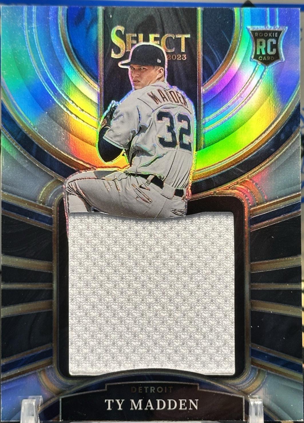 Ty Madden #PJS-TM 2023 Panini Select Baseball Rookie Jumbo Swatch