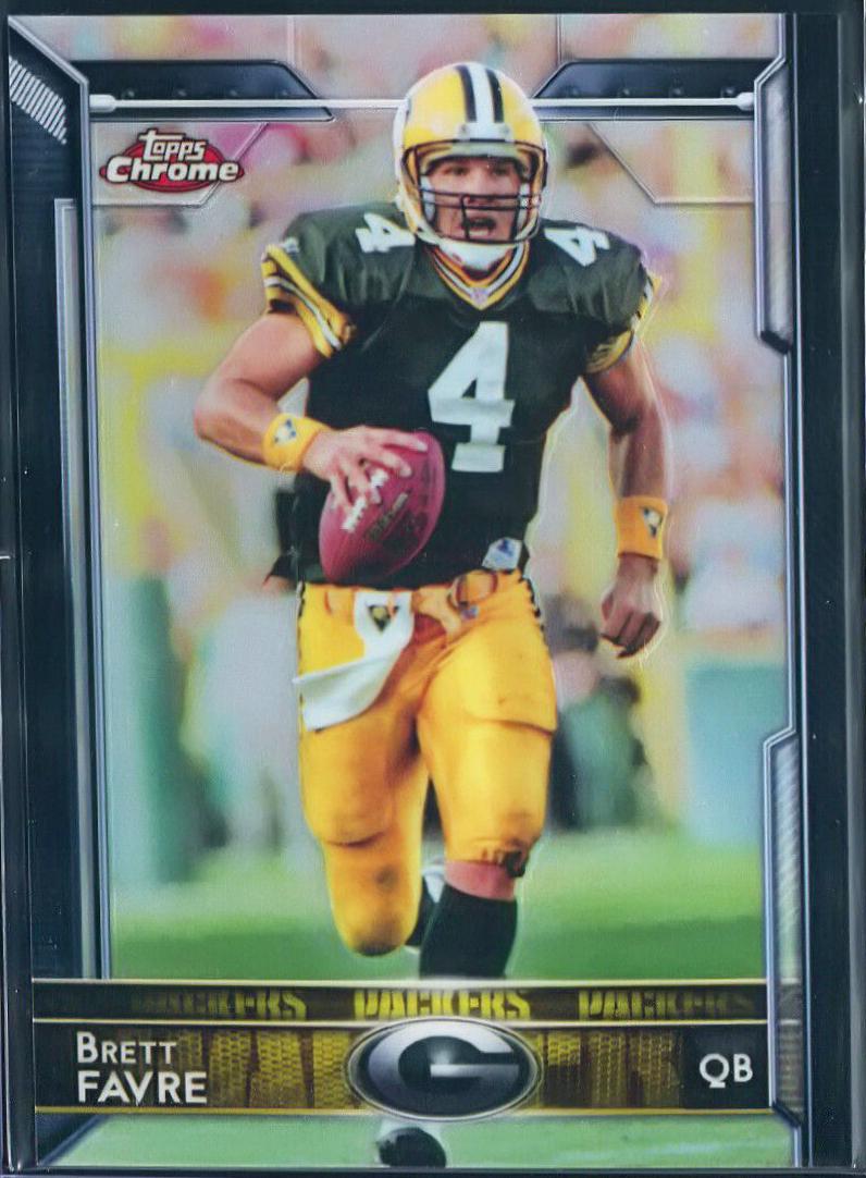 Brett Favre #2 Football Cards 2015 Topps Chrome