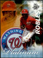 Victor Robles [Orange] #PP-VR Baseball Cards 2017 Bowman Platinum Presence Prices