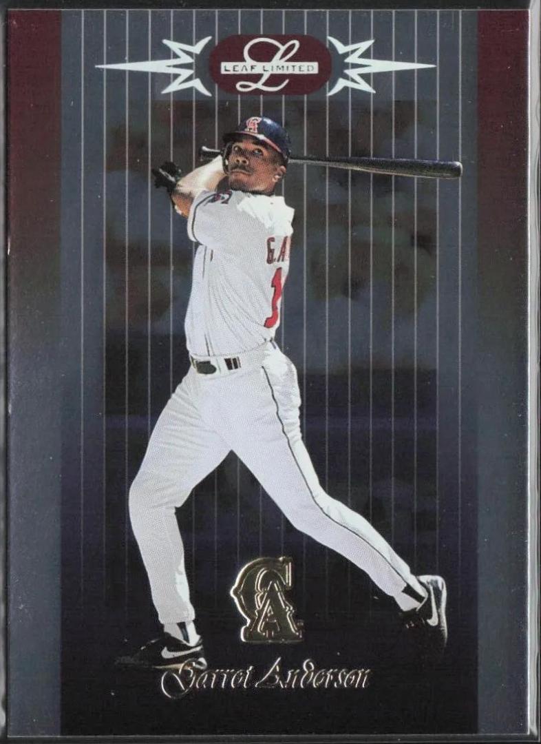 Garrett Anderson #40 Baseball Cards 1996 Leaf Limited