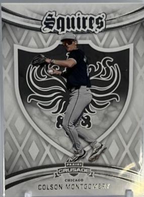 Colson Montgomery #1 Baseball Cards 2024 Panini Crusade Squires