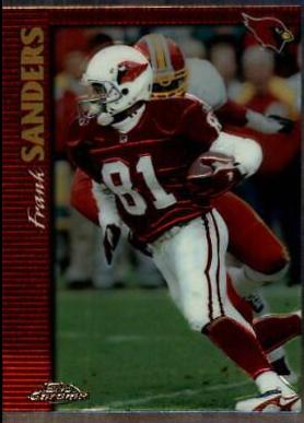 Frank Sanders #17 Football Cards 1997 Topps Chrome