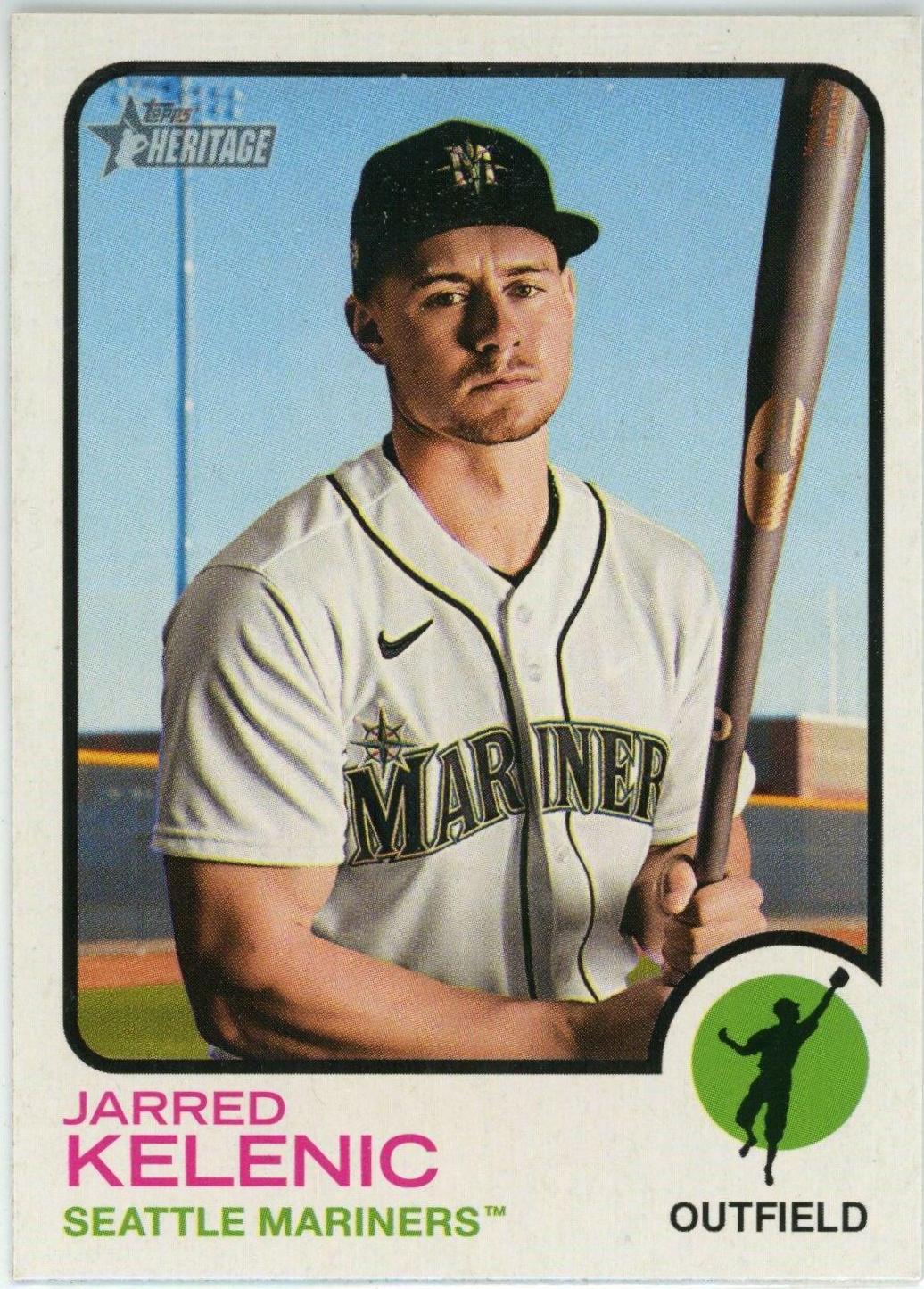 Jarred Kelenic #96 Baseball Cards 2022 Topps Heritage