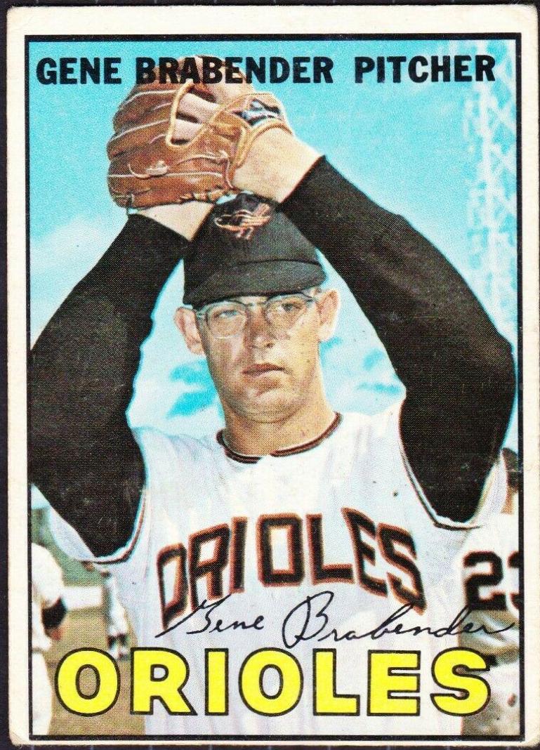 Gene Brabender #22 Baseball Cards 1967 O Pee Chee