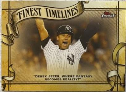 Derek Jeter #FT-10 Baseball Cards 2024 Topps Finest Timeline