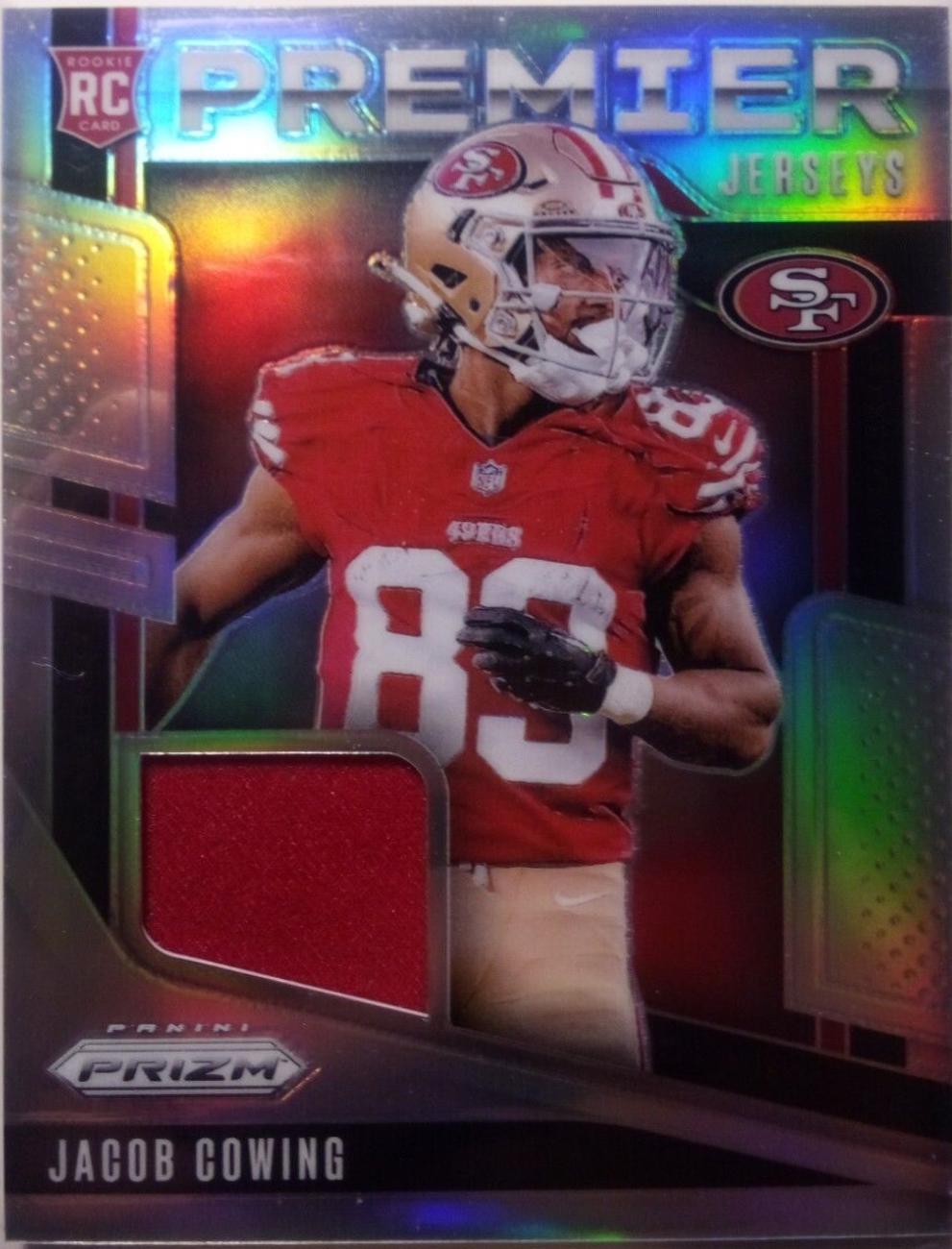 Jacob Cowing #PJ-JCG Football Cards 2024 Panini Prizm Premier Jersey